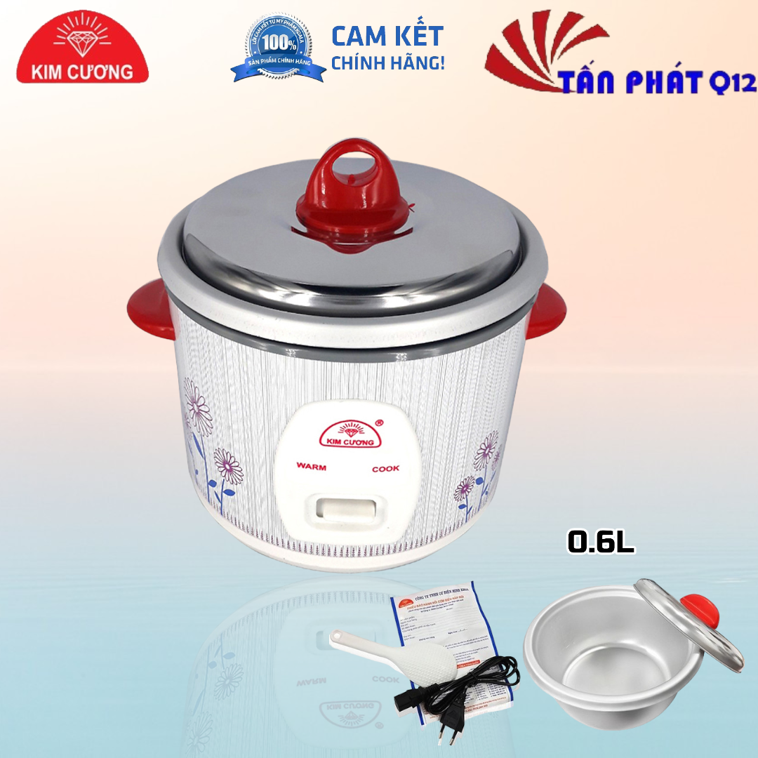 NỒI CƠM ĐIỆN KIM CƯƠNG 0.6L RỜI