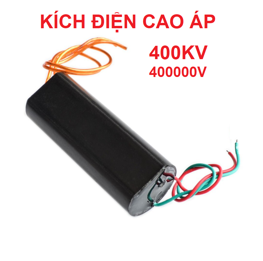 Modul tăng áp 400kv 400000v. chế dùi cui điện, máy đánh lửa cực mạnh, chạy điện 3v - 6v. mạch tăng áp 400kv - 1000kv