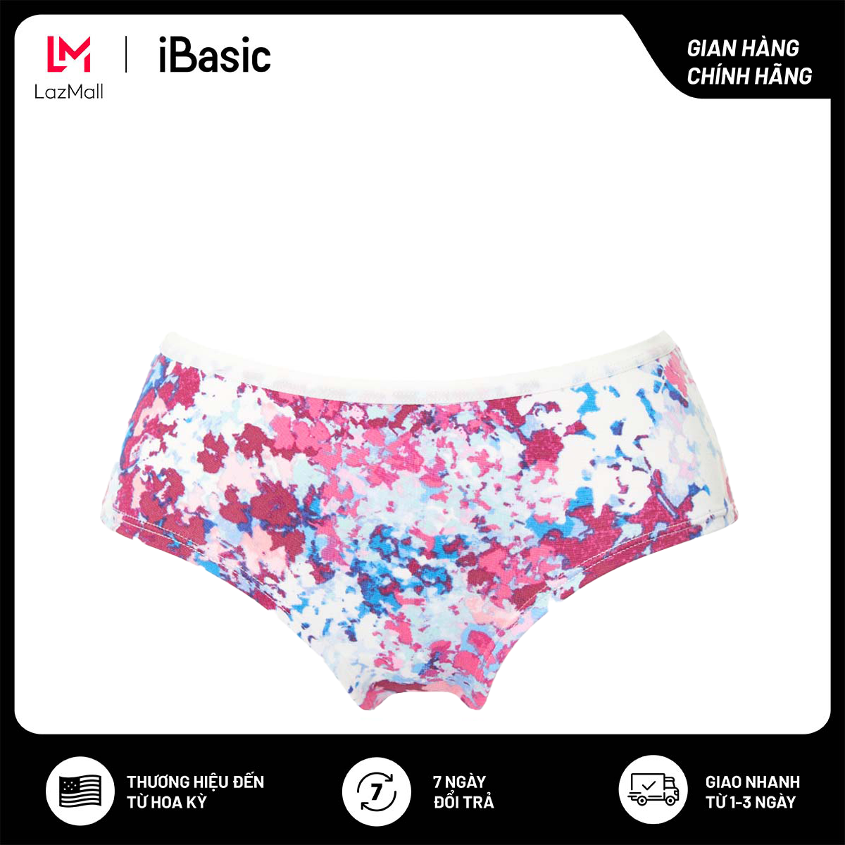 Quần lót nữ hipster họa tiết iBasic PANW150