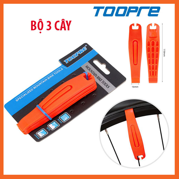 Bộ 3 dụng cụ móc lốp nạy vỏ xe đạp Toopre chính hãng