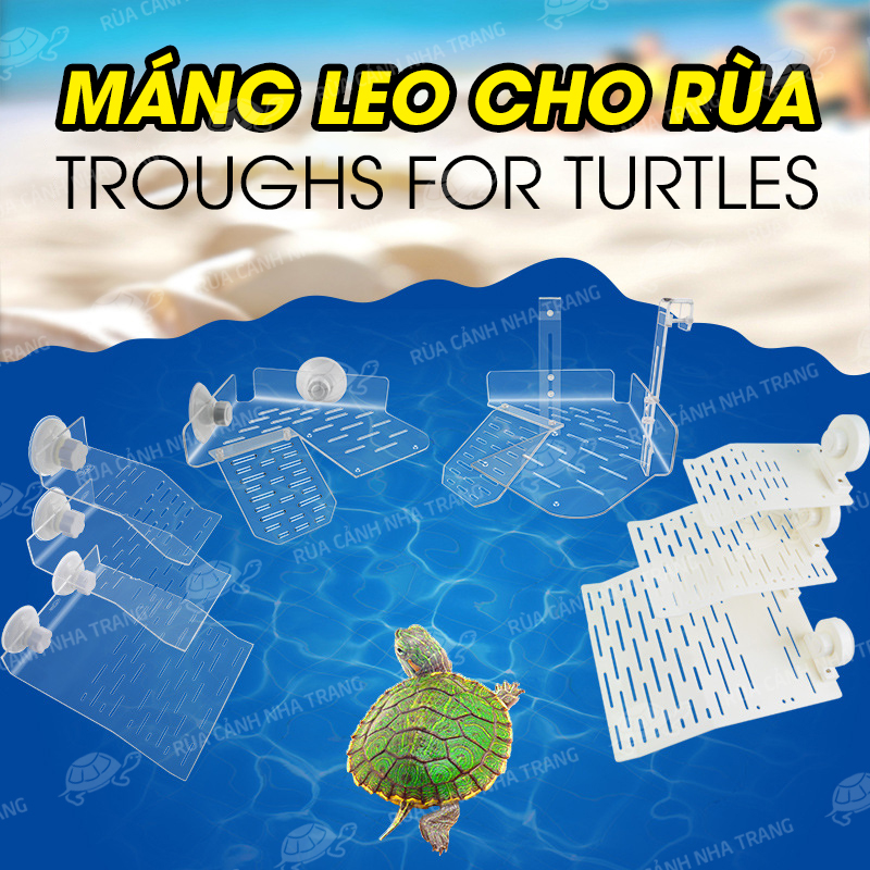 MÁNG LEO, BỆ ĐỠ CHO RÙA PHƠI NẮNG, TRANH TRÍ HỒ CÁ, THỦY SINH