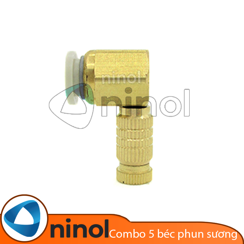 Bộ béc phun sương gắn đế cuối ngang
