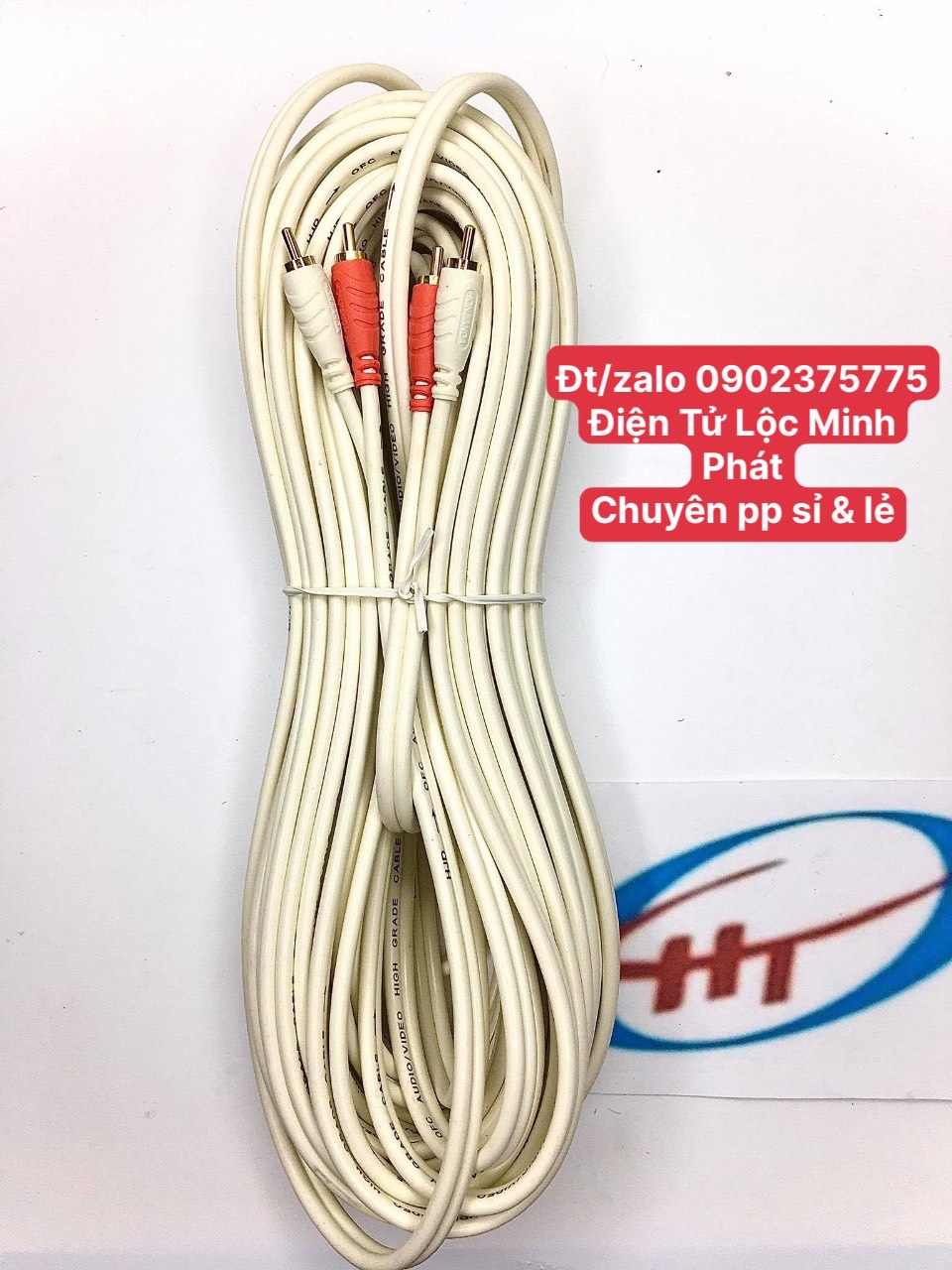 Dây av hjd 4 đầu bông sen dài 15 mét