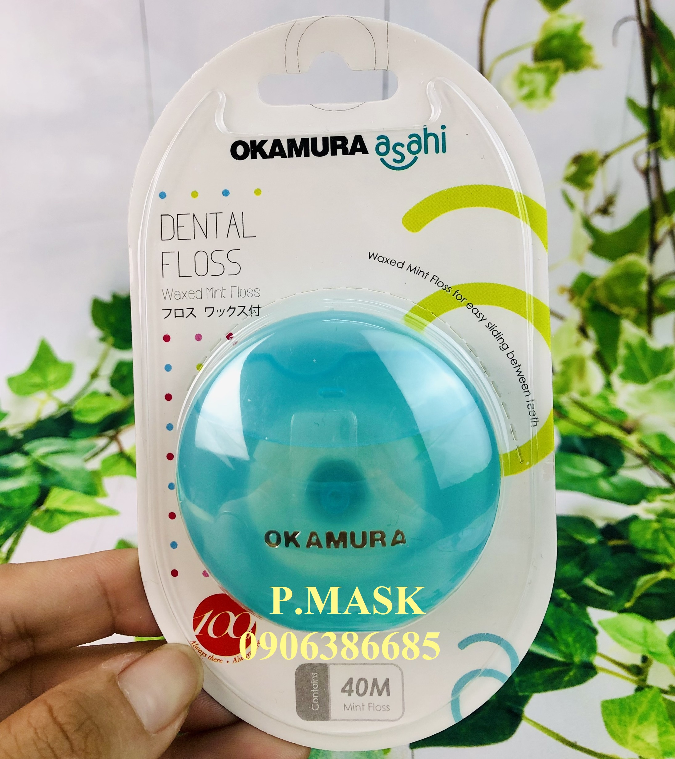 Chỉ nha khoa Okamura chất lượng Nhật Bản 40m/ cuộn - Cuộn chỉ nha khoa Okamura cuộn 40 mét