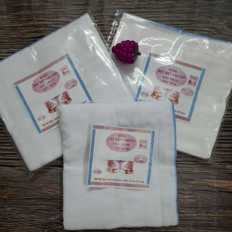 Khăn tắm cao cấp 4 lớp/6 lớp kiba