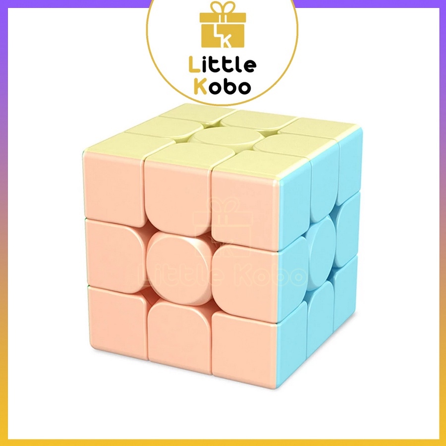 Bộ sưu tập rubik moyu macaron 2x2 3x3 4x4 5x5 pyraminx rubic biến thể stickerless