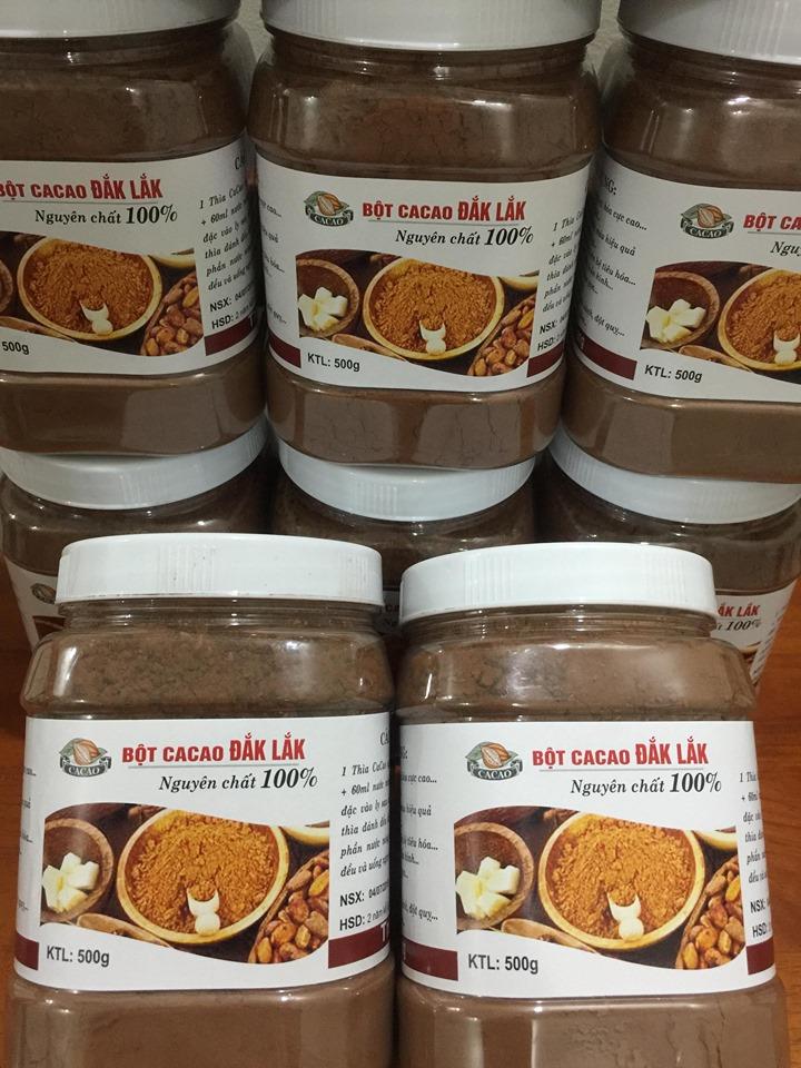 5kg ( 10 hộp ) Bột cacao Dăk Lăk nguyên chất 100% LOẠI ĐĂC BIỆT