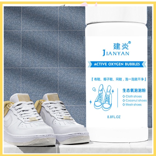 Bột đánh giày, giặt giày 250g , giúp trắng sáng giầy y như mới