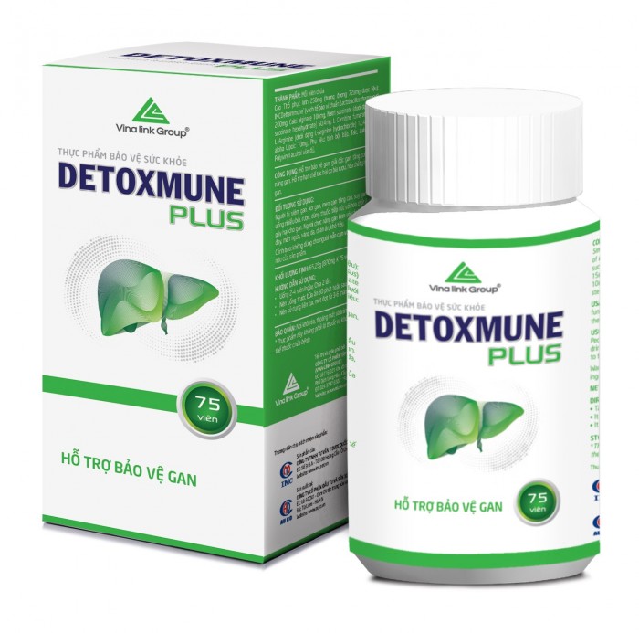 Detoxmune plus – Thải độc gan thanh lọc từng tế bào cơ thể