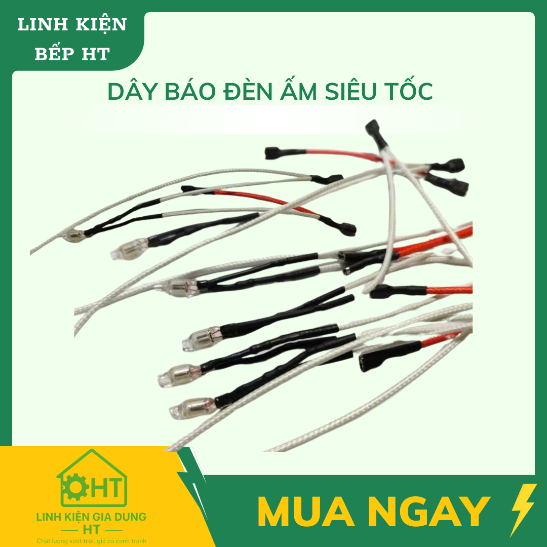 Dây Nguồn Kèm Đèn Báo Dùng Cho Ấm Siêu Tốc