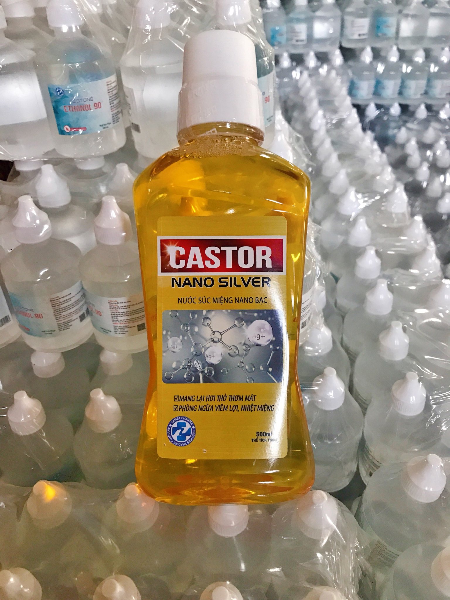 COMBO 3 NƯỚC SÚC MIỆNG KHÁNG KHUẨN NANO BẠC 500ML