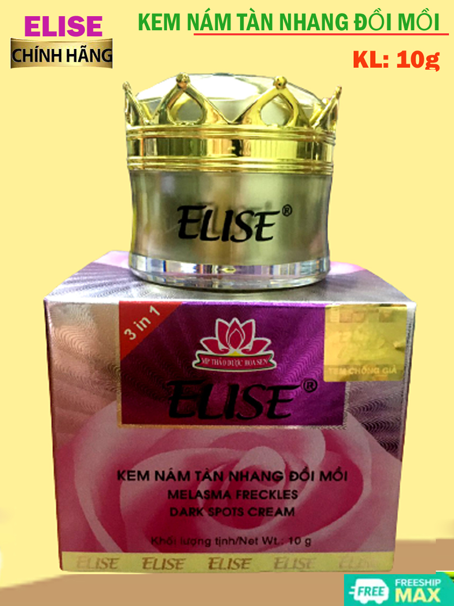 KEM NÁM TÀN NHANG ĐỒI MỒI  ELISE 10G [CHÍNH HÃNG] - DƯỠNG DA SẠCH NÁM, TRẮNG SÁNG MỀM MỊN