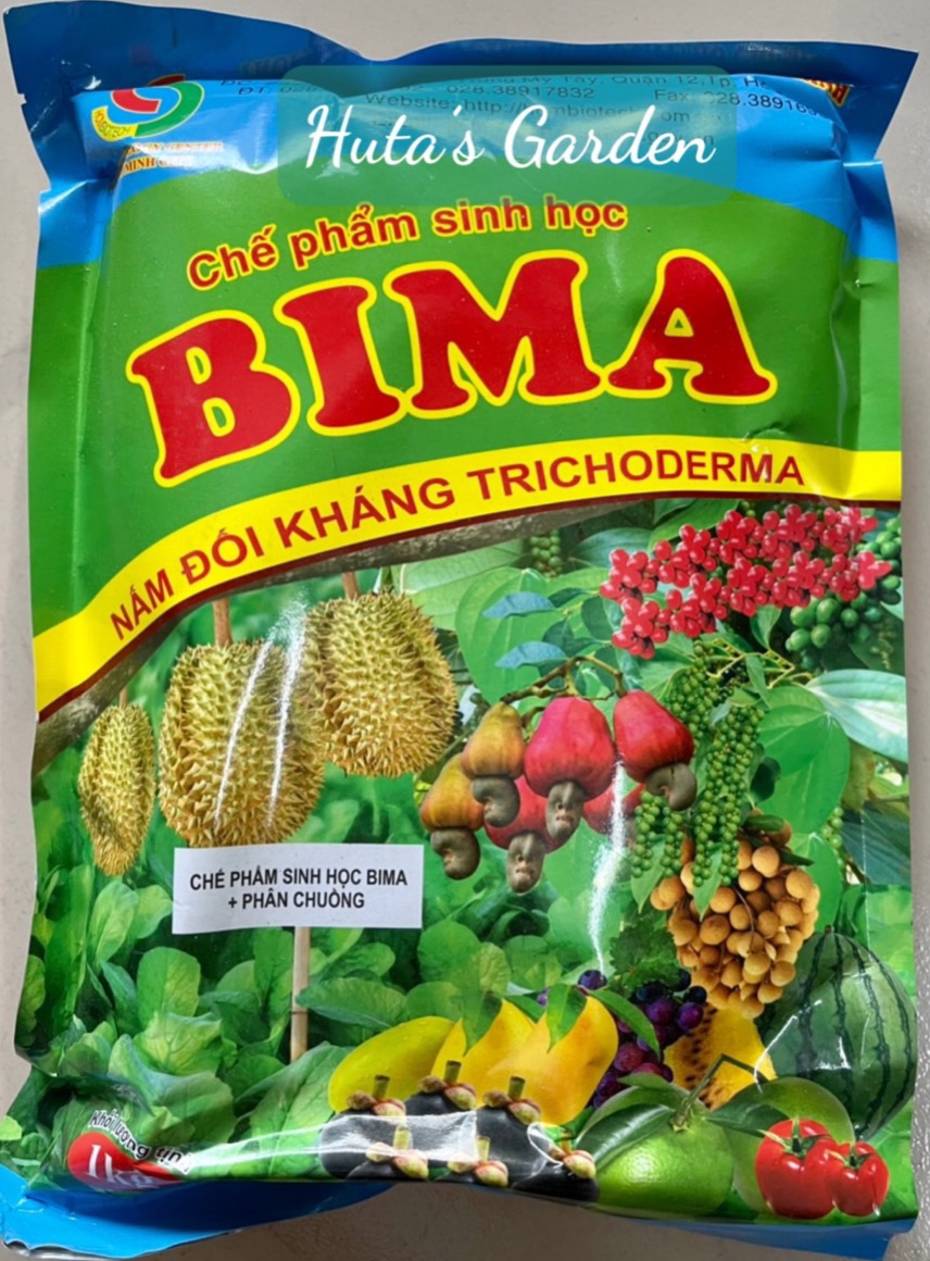 [Bao 1 kg] Trichoderma BIMA (giá sỉ) Men vi sinh/ nấm đối kháng/ Chế phẩm sinh học Bima+ phân chuồng