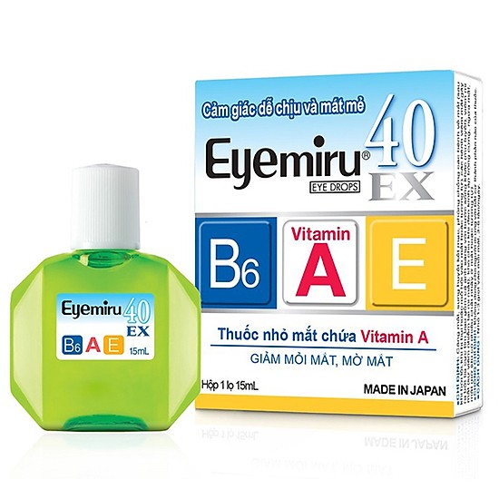 Nhỏ mắt eyemiru 40ex lọ 15ml h