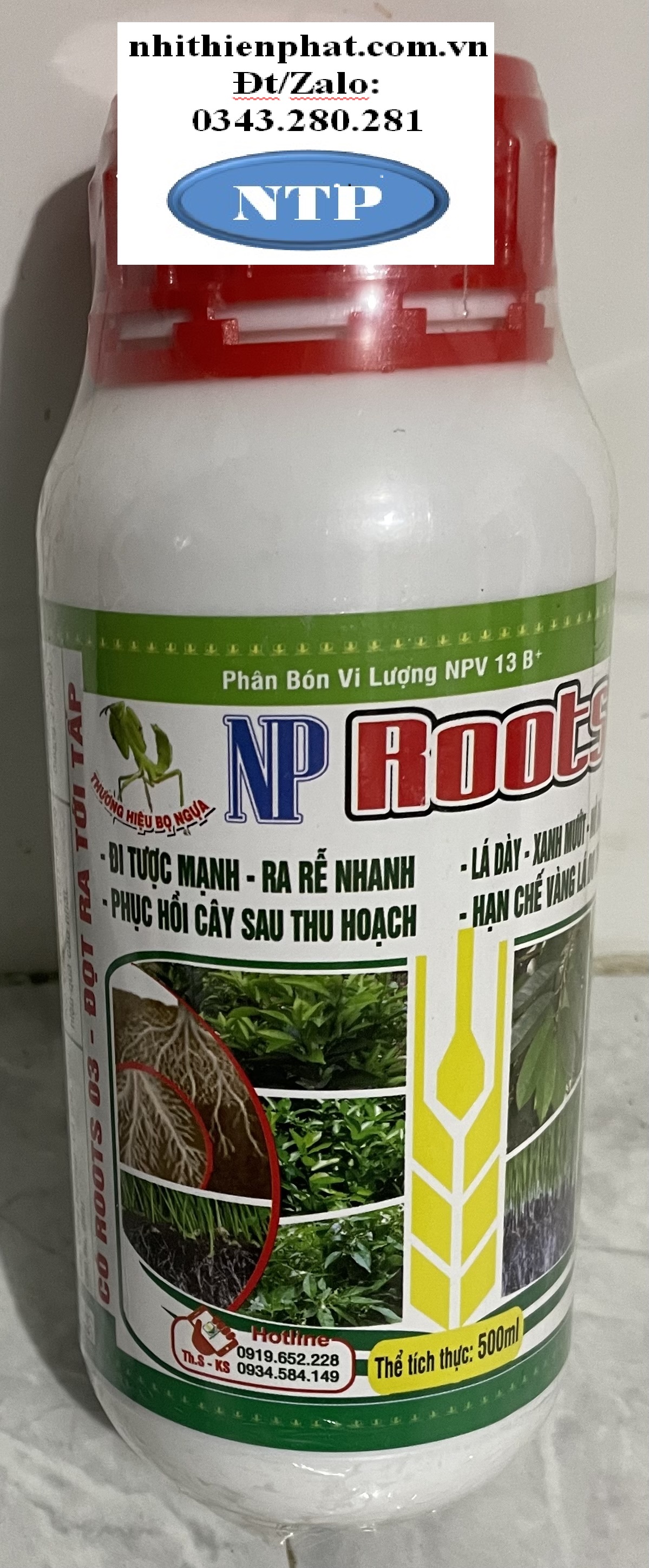 Phân bón root3 siêu ra đọt kích đọt kích rễ cực sung xanh lá dày lá 500ml