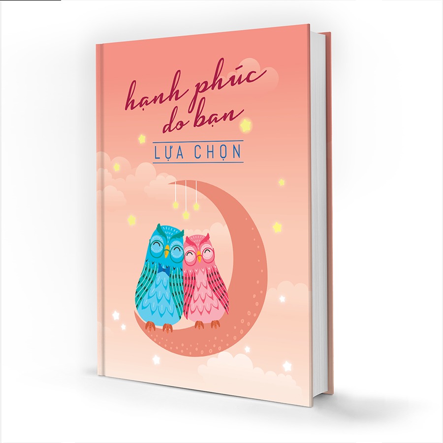Sổ tay/notebook - hạnh phúc do bạn lựa chọn - xanh