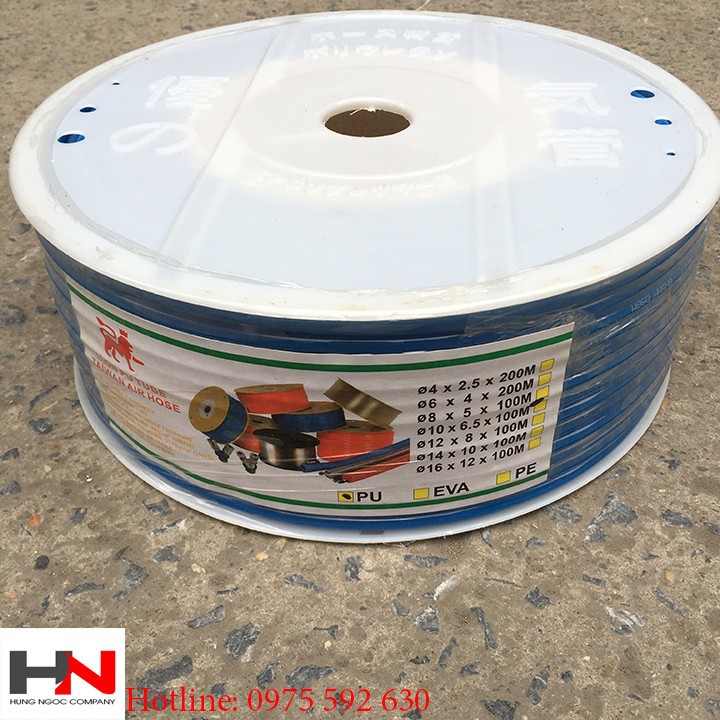 Quận ống hơi khí nén Đài Loan 8mm