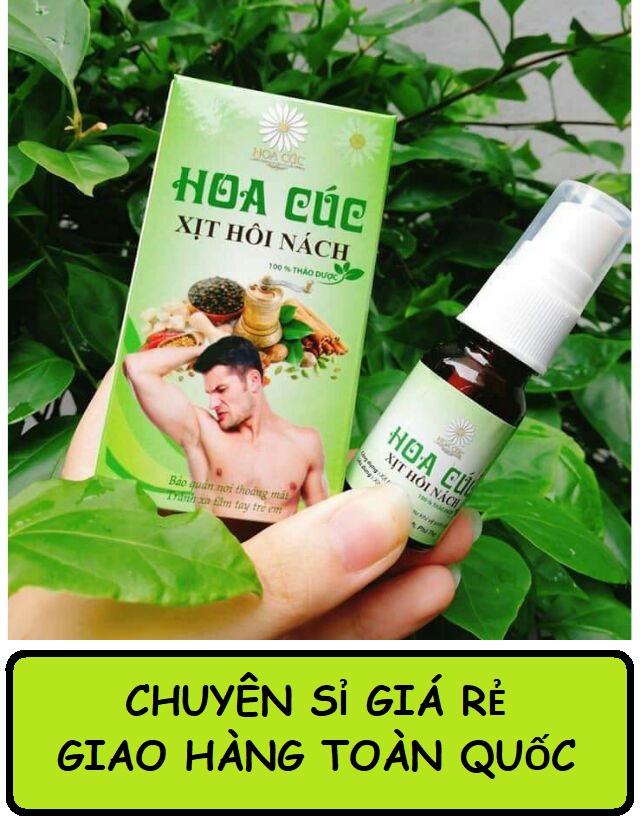 [Chuyên sỉ] Xịt khử mùi hôi nách chiết xuất thiên nhiên Hoa Cúc
