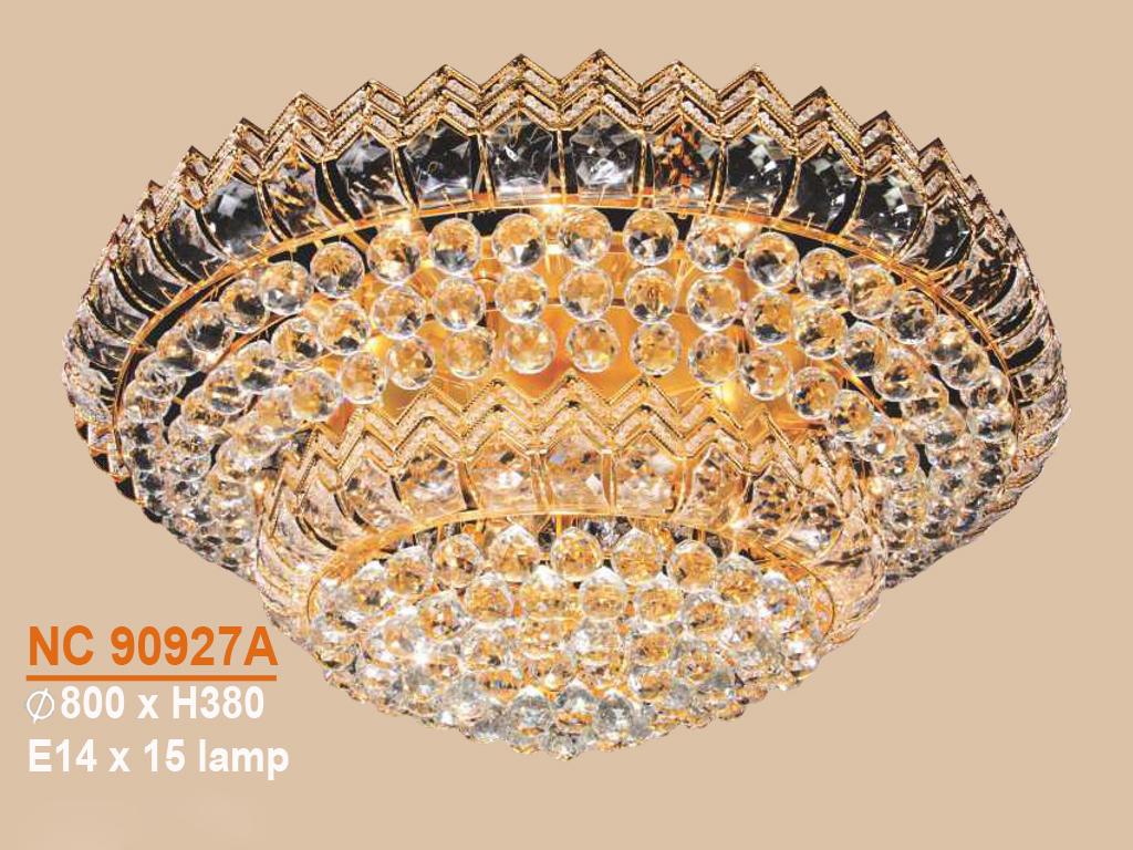 Đèn mâm ốp trần - pha lê trang trí vkt-nc-90927a