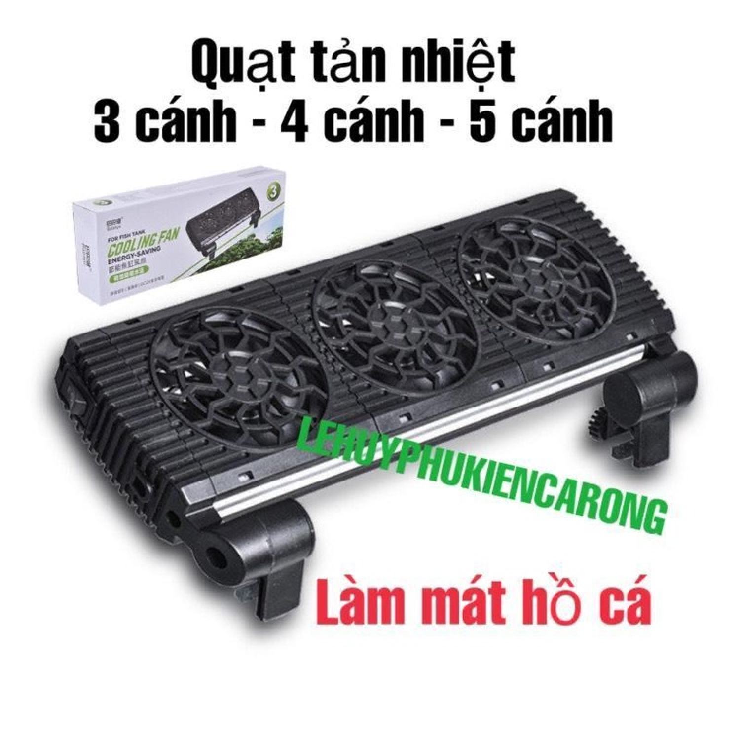 Quạt làm mát nước bể cá babayu tiết kiệm điện, bền, êm, đẹp giành cho bể cá, bể thủy sinh