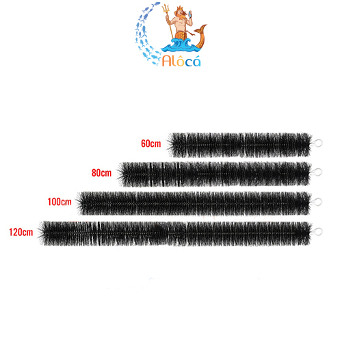 Chổi lọc Standard màu đen dài 60cm làm sạch nước bể cá cảnh.