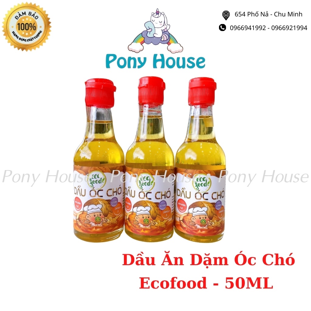 Dầu Óc Chó Eco Food Ăn Dặm Cho Bé Từ 6 Tháng -Bổ Sung Omega3,Canxi,Vitamin Cho Bé 50Ml Date 2023