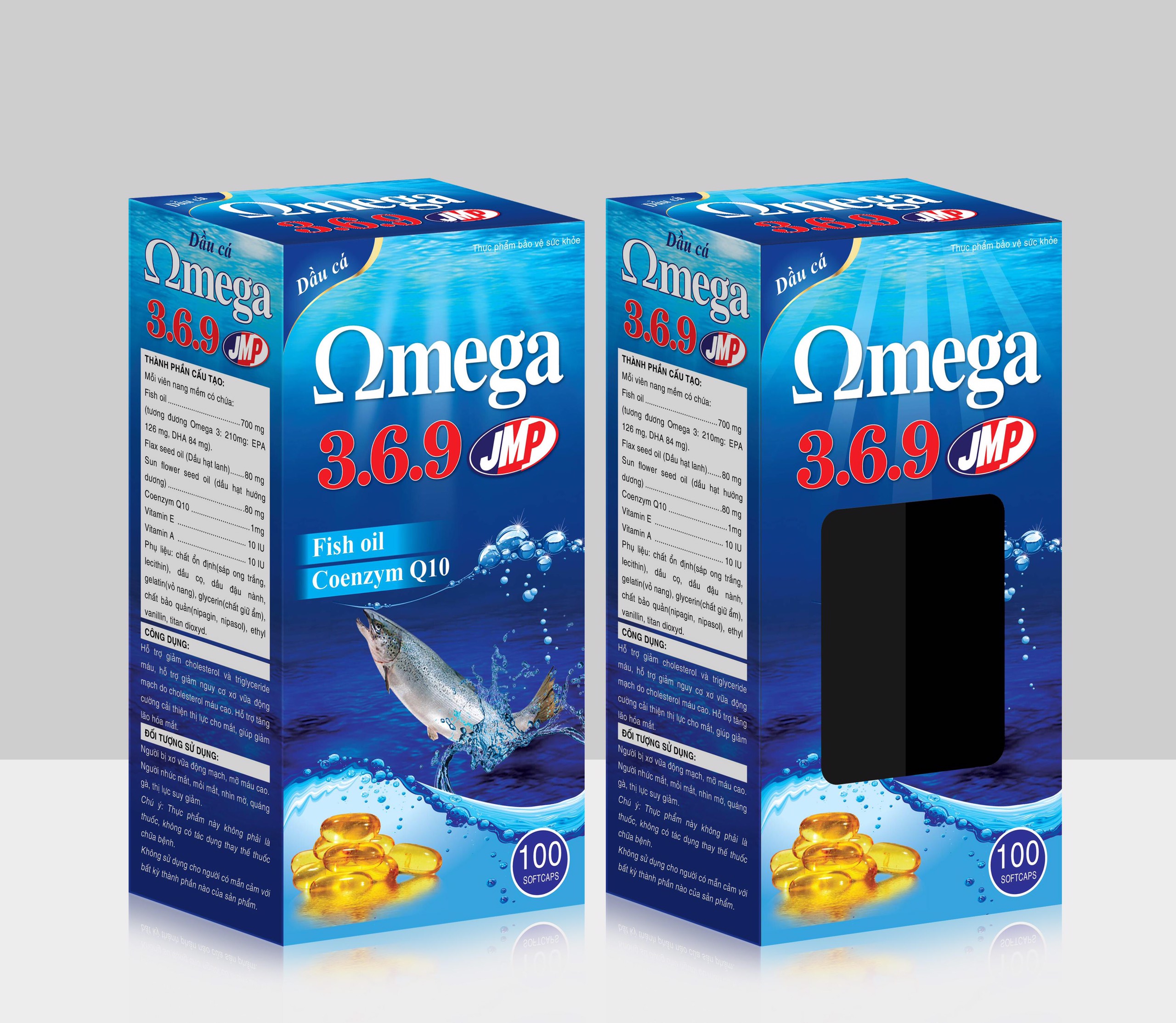 OMEGA 3-6-9. DẦU CÁ OMEGA 3 6 9 JMP (Mẫu xanh)