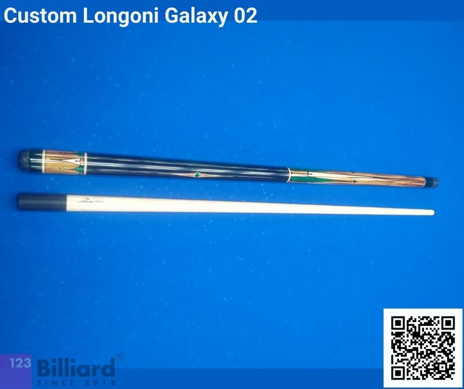 Cơ Custom mẫu Longoni Galaxy 02 (Cán Decal) [SIÊU THỊ BIDA - CƠ LIBRE/Líp/1C]