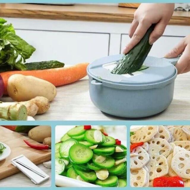 Nạo củ quả đa năng - Bộ dụng cụ nạo hoa quả bộ gọt rau củ nhà bếp đồ gia dụng thông minh dụng cụ đa năng Bàn bào rau củ - Bộ cắt tỉa trái cây đa năng thông minh - Bộ dụng cụ nạo rau củ đa năng nhà bếp