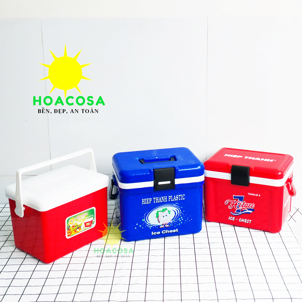Thùng Đá Mini 5L, 6L, 8L, 12L, 14L Nhựa Hiệp Thành, Xinh Xắn, Gọn Nhẹ, Giữ Lạnh Tốt- Đồ Gia Dụng Hoacosa.