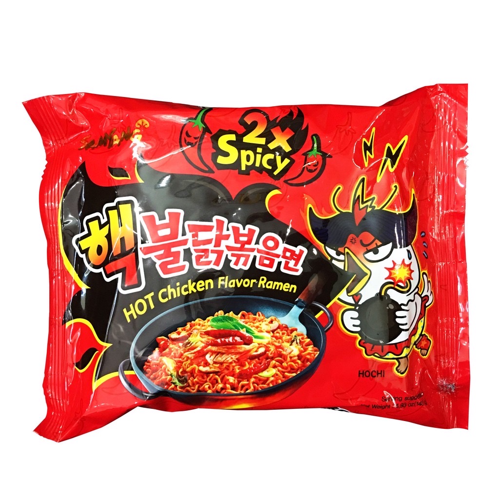 Mì gà cay samyang vị siêu cay x2 gói 140gr - hàn quốc