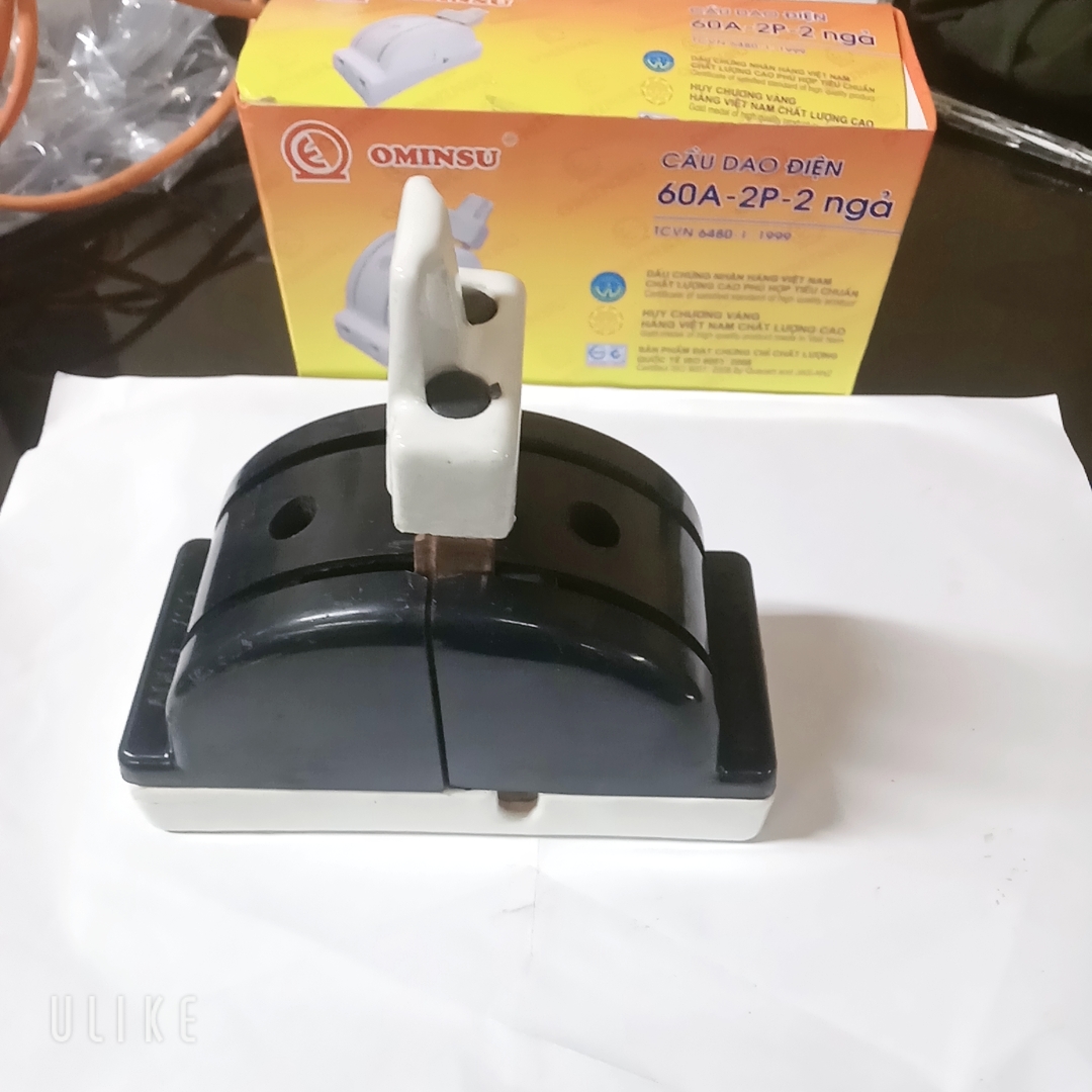 Cầu dao đảo chiều 30A-60A-2P-2N thương hiệu ominsu và vinakip