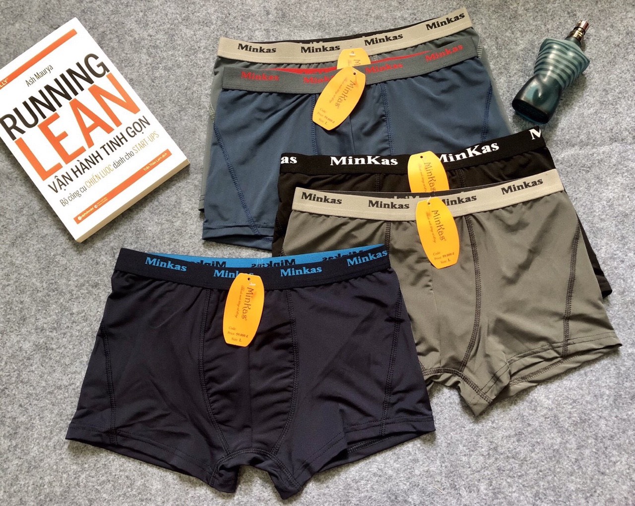 Quần đùi nam minkas thun lạnh bảng to cao cấp M-XXL