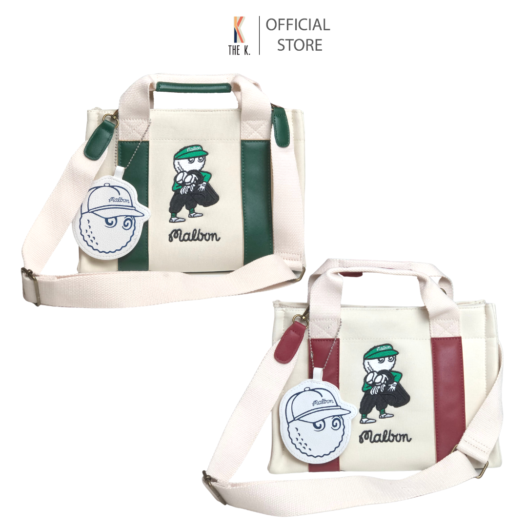 Túi mal.bon golf tote 2022 - túi canvas thời trang golf 2022 - pouch bag