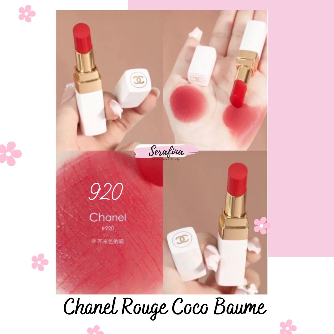 Màu 916- 920- 922- Son dưỡng môi có màu Chanel Rouge Coco Baume 3,5 g  fullbox 