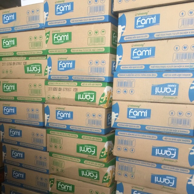 Thùng Sữa đậu nành Fami hộp (36 hộp x200 ml)