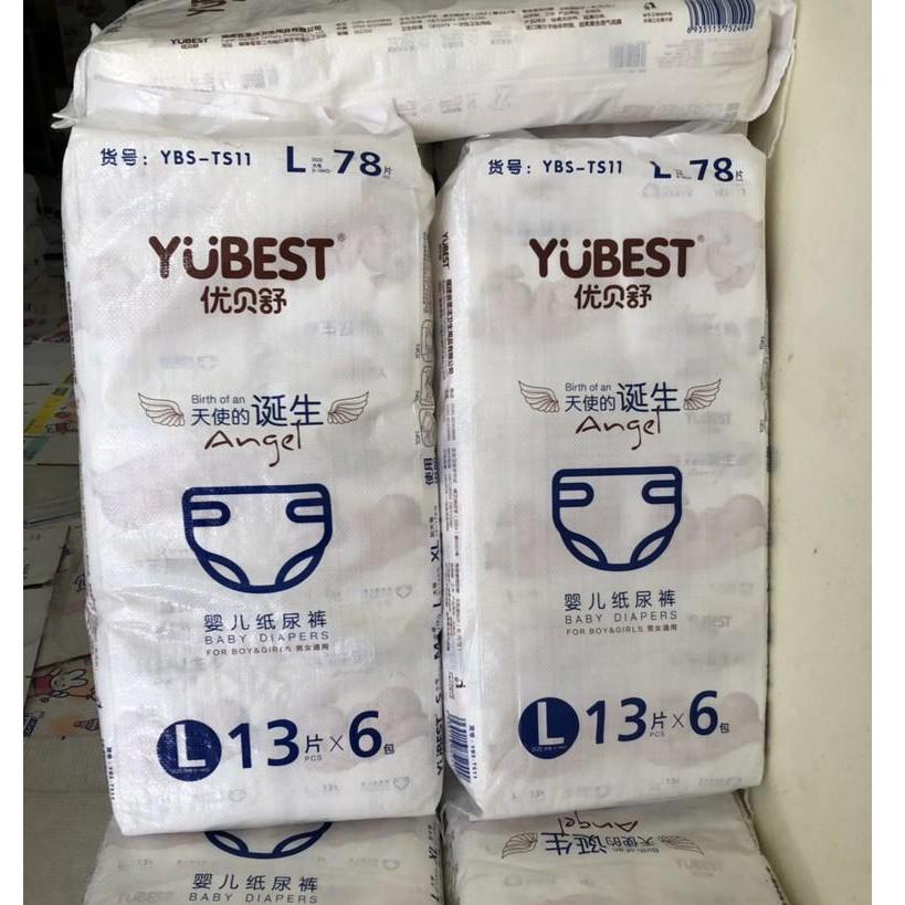 Bỉm yubest angle quần l78 / xl72/ xxl66