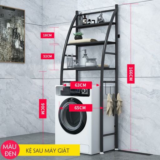 Kệ sau máy giặt kiểu cánh buồm hàng Việt Nam