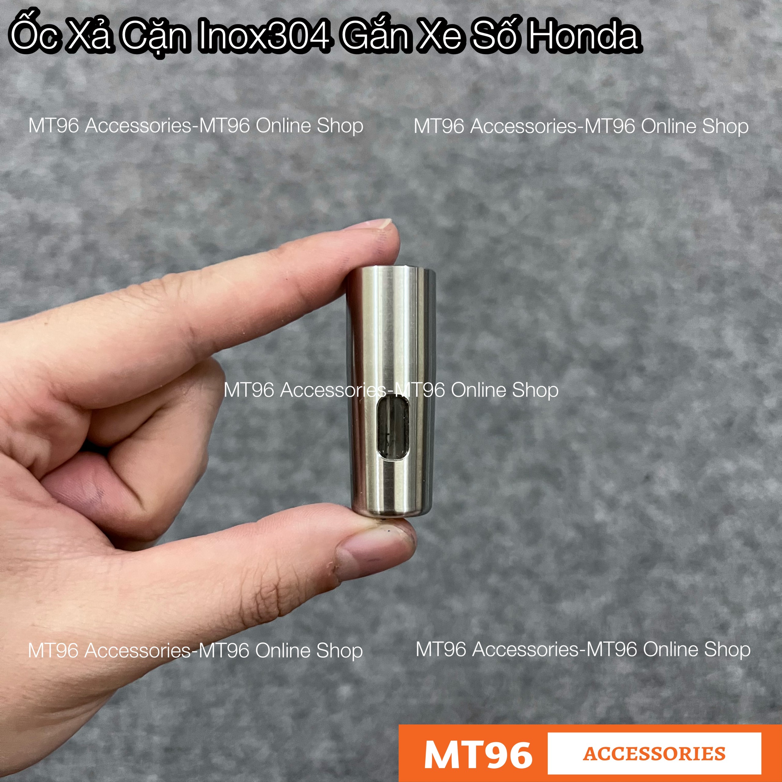 Ống xả cặn salaya inox cho wave dream future các đời chuẩn inox304