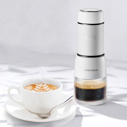 Máy Pha Cafe Espresso Cầm Tay 2 Trong 1 Sử Dụng Viên Nén Và Cà Phê Bột ACA MC01 Áp Suất 18Bar - ACA capsule coffee machine home small hand-pressed dormitory mini Italian condensed milk foam freshly milled portable office