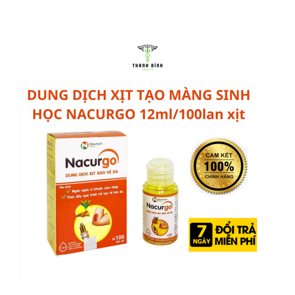 Nacurgo chai 12ml 100 lần xịt chai 30ml 200 lần xịt