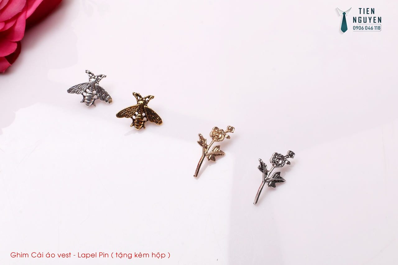 Ghim cài cổ áo sơ mi hoặc vest - Lapel pins