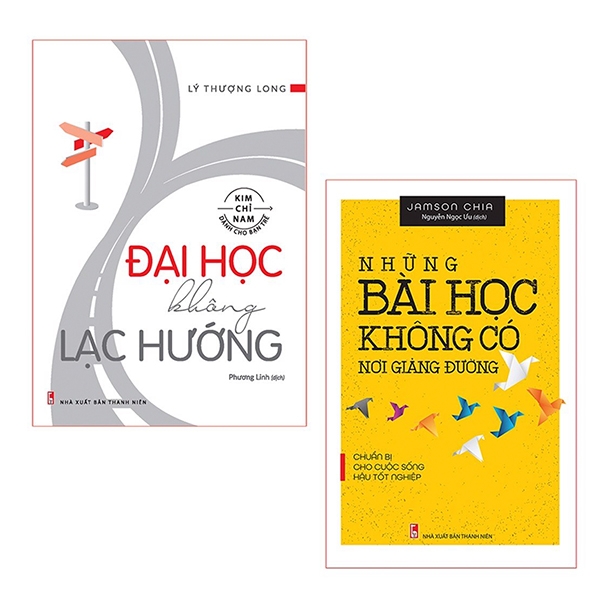 Fahasa - Bộ Sách Đại Học Không Lạc Hướng + Những Bài Học Không Có Nơi Giảng Đường (Bộ 2 Cuốn)
