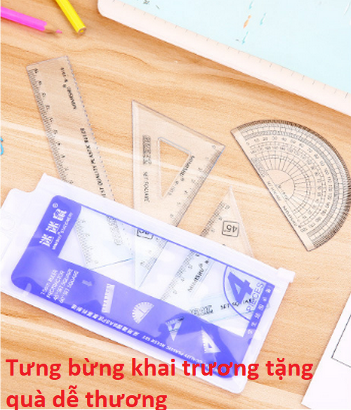 Bộ thước eke 4 món