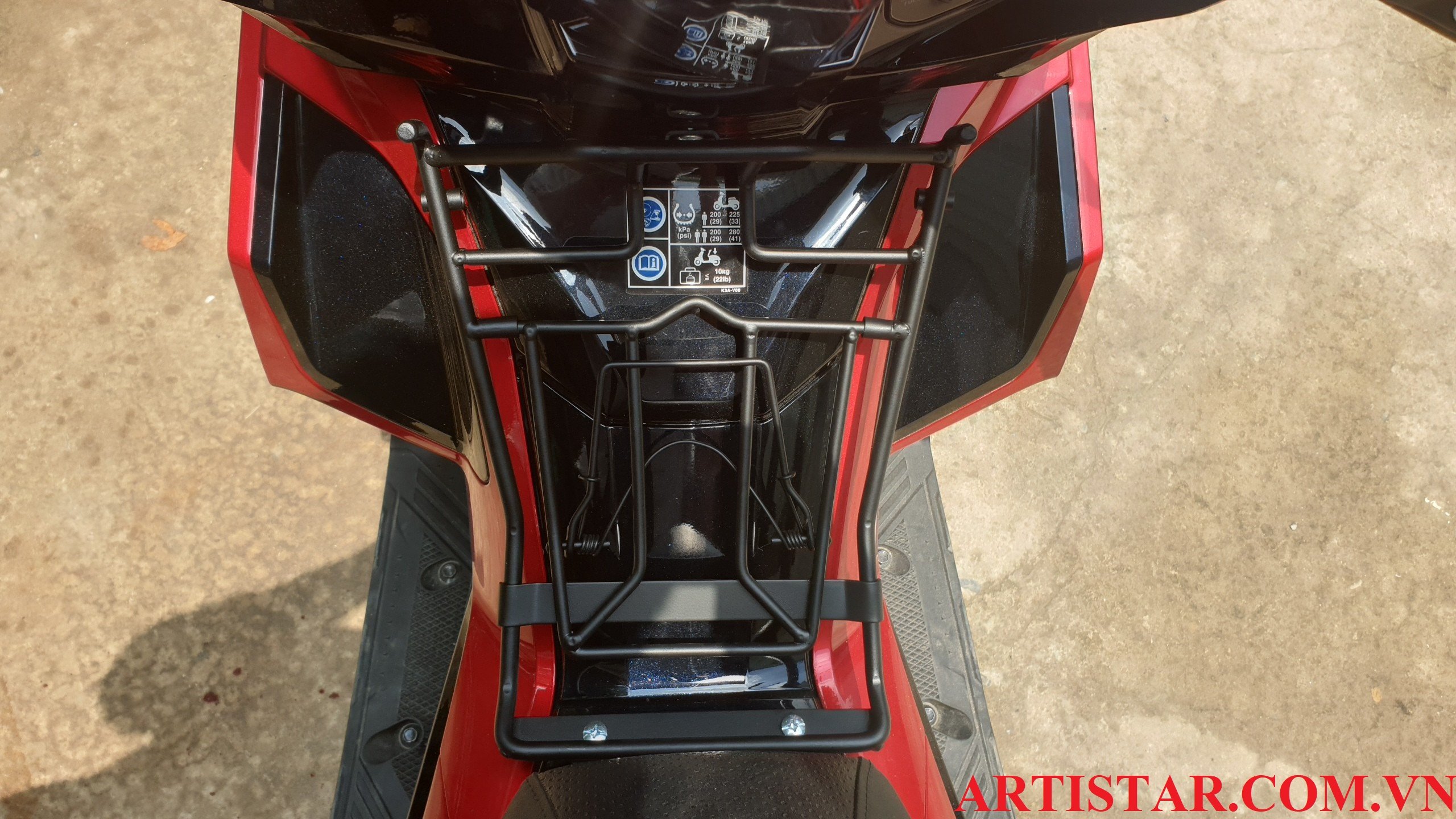 Baga ab 23 160/125 airblade 2022-2023 inox sơn đen titan artistar