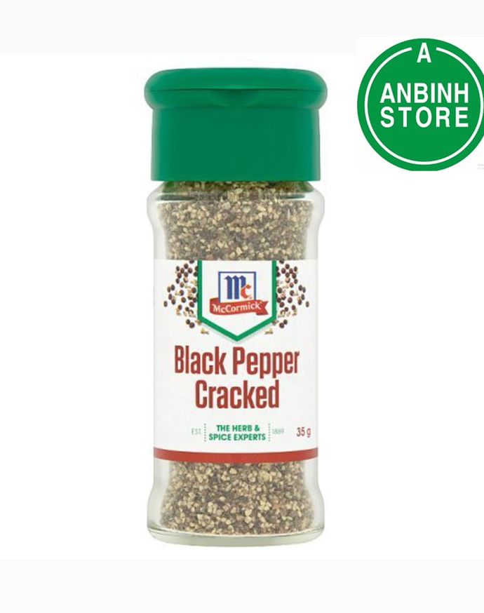 Tiêu đen xay hạt lớn McCormick Black Pepper Coarse 35g