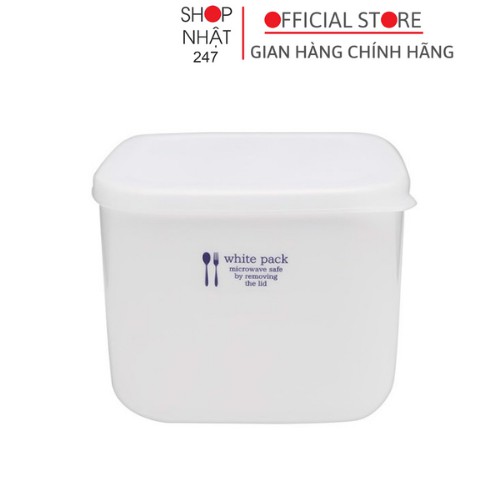Hộp Nhựa Đựng Thực Phẩm White Pack 1L NAKAYA - Nội địa Nhật Bản