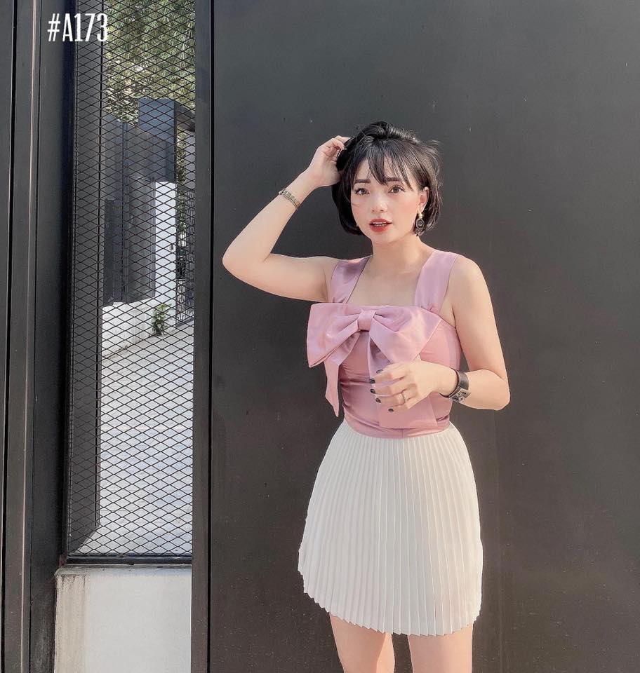 Chân váy dập li có lót quần