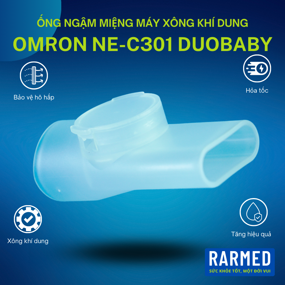 Phụ kiện ống xông khí dung miệng máy Omron NE-C301 Duobaby