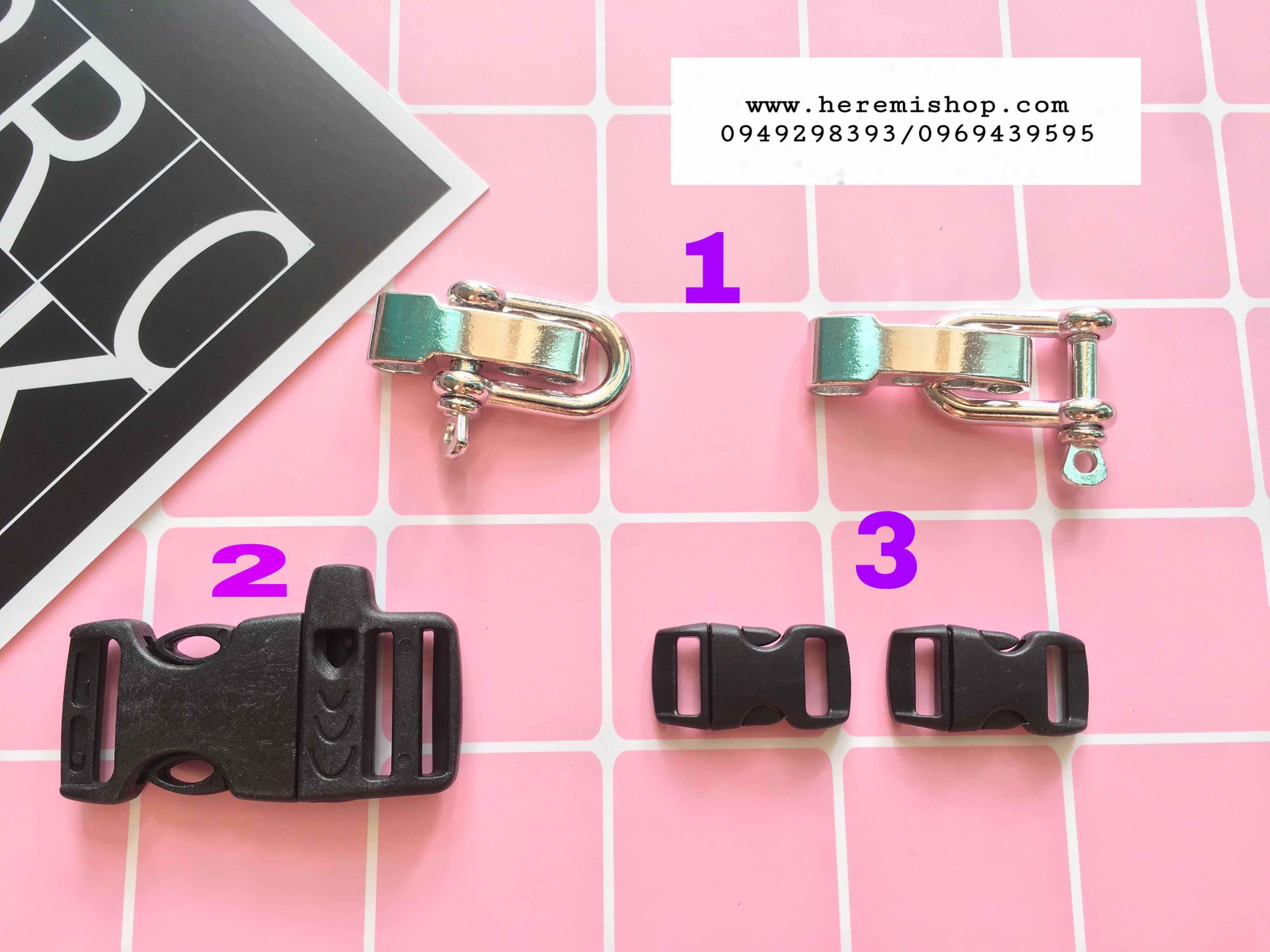 Khoá paracord mẫu số 1 - prc